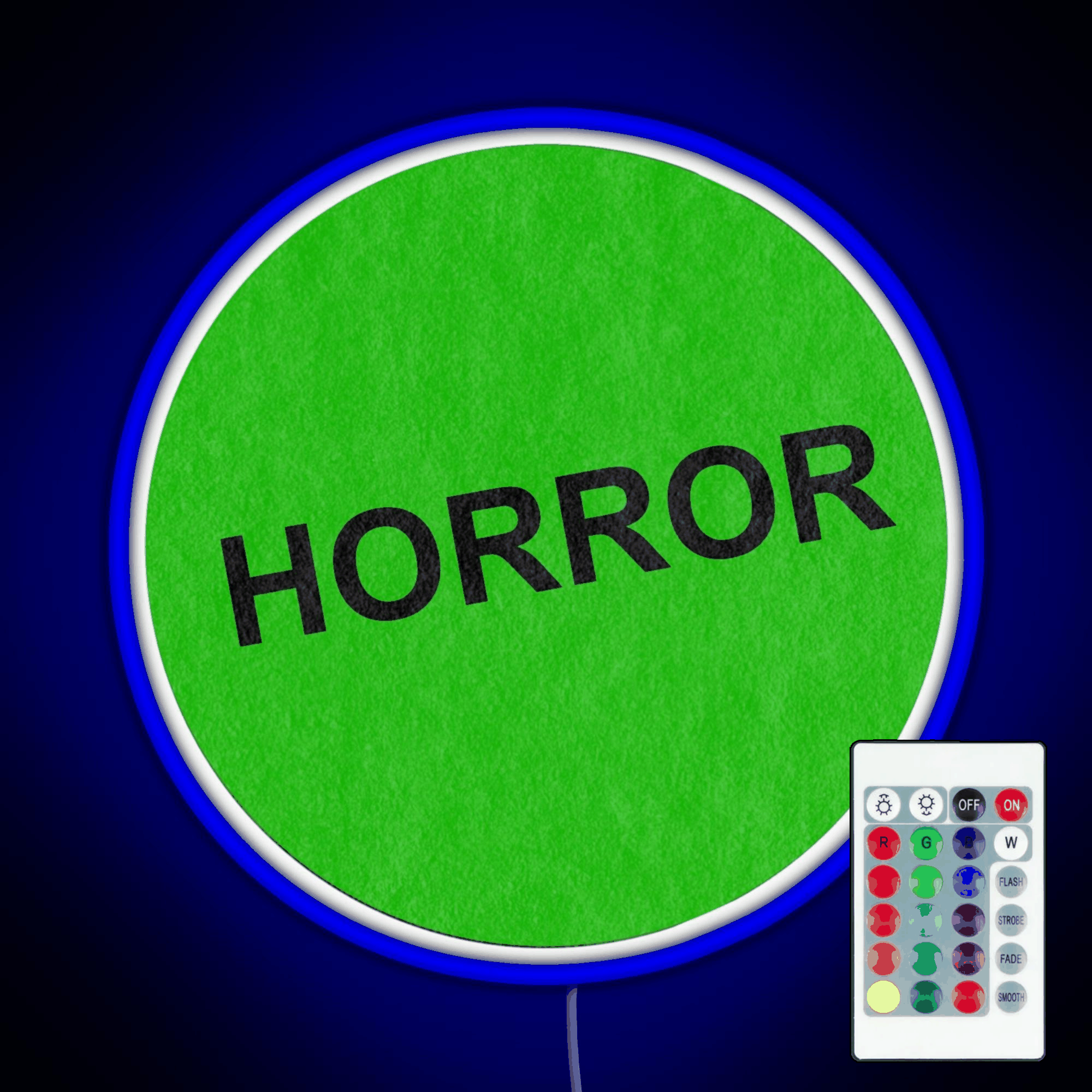 Retro Vhs Horror Rgb Led Neon Sign Pop Wall Art