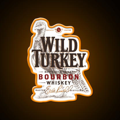 Retro Wild Turkey Premium Whiskey Drink Bar Led Neon Sign Rgb Color - Shineneon