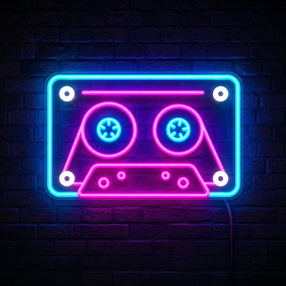Retrowave Cassette Neon Sign LED Neon Sign high-converting product image