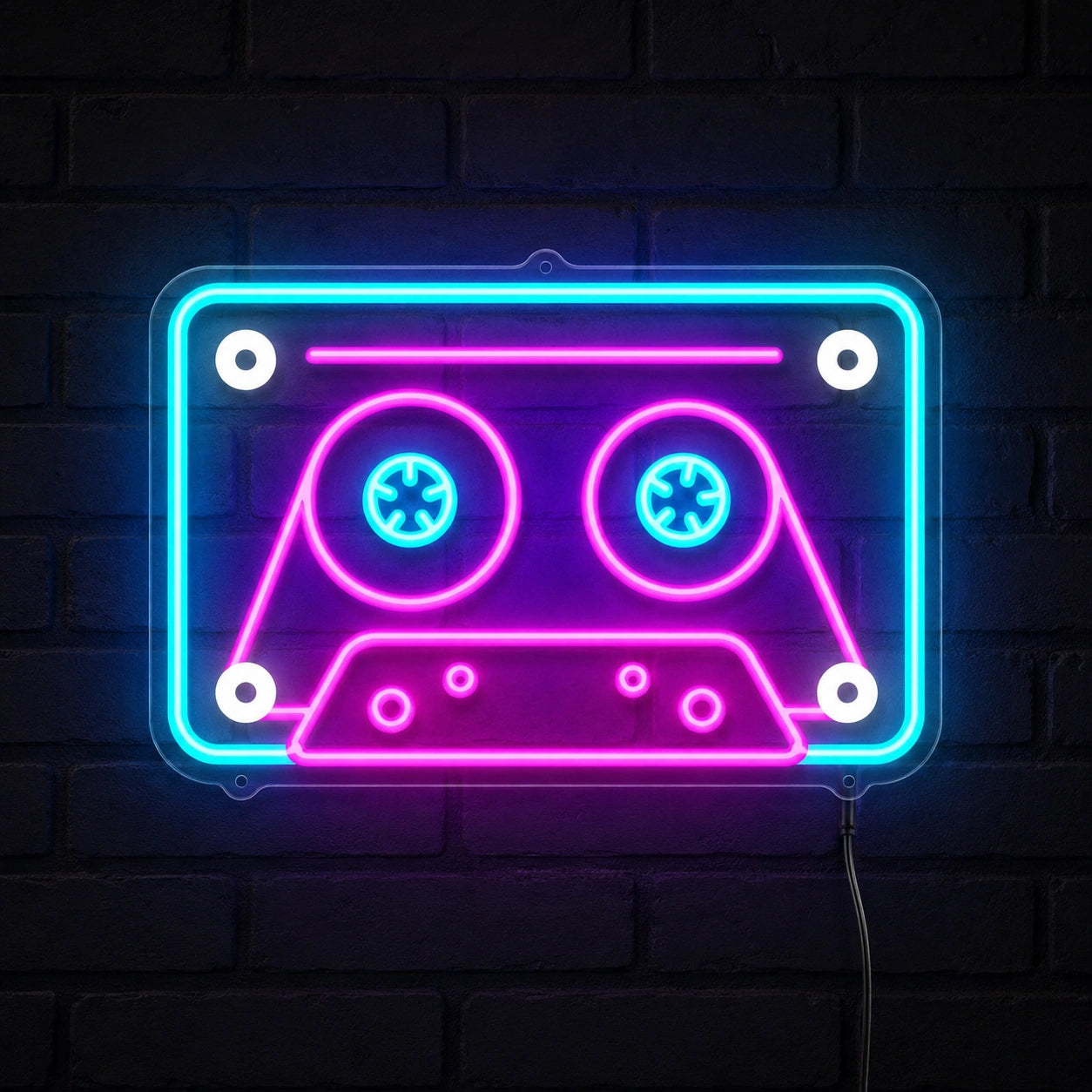 Retrowave Cassette Neon Sign LED Neon Sign main product image
