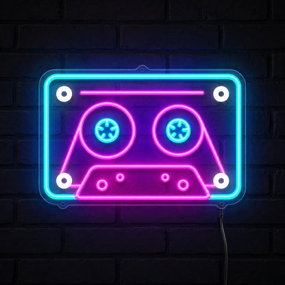 Retrowave Cassette Neon Sign LED Neon Sign main product image