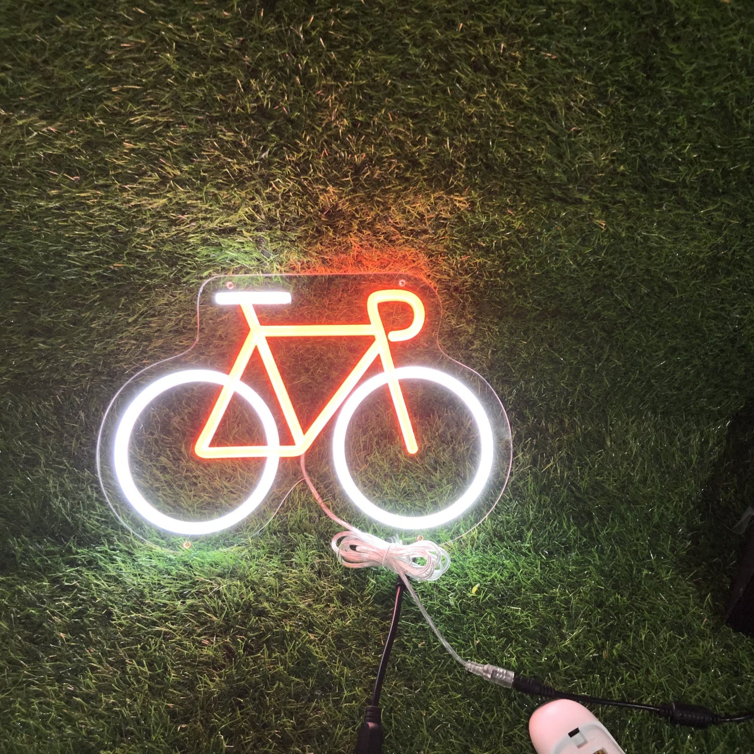 Rev Up Your Space Bike Outline Led Neon Sign | Shineneon