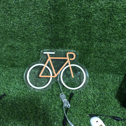 Rev Up Your Space Bike Outline Led Neon Sign | Shineneon