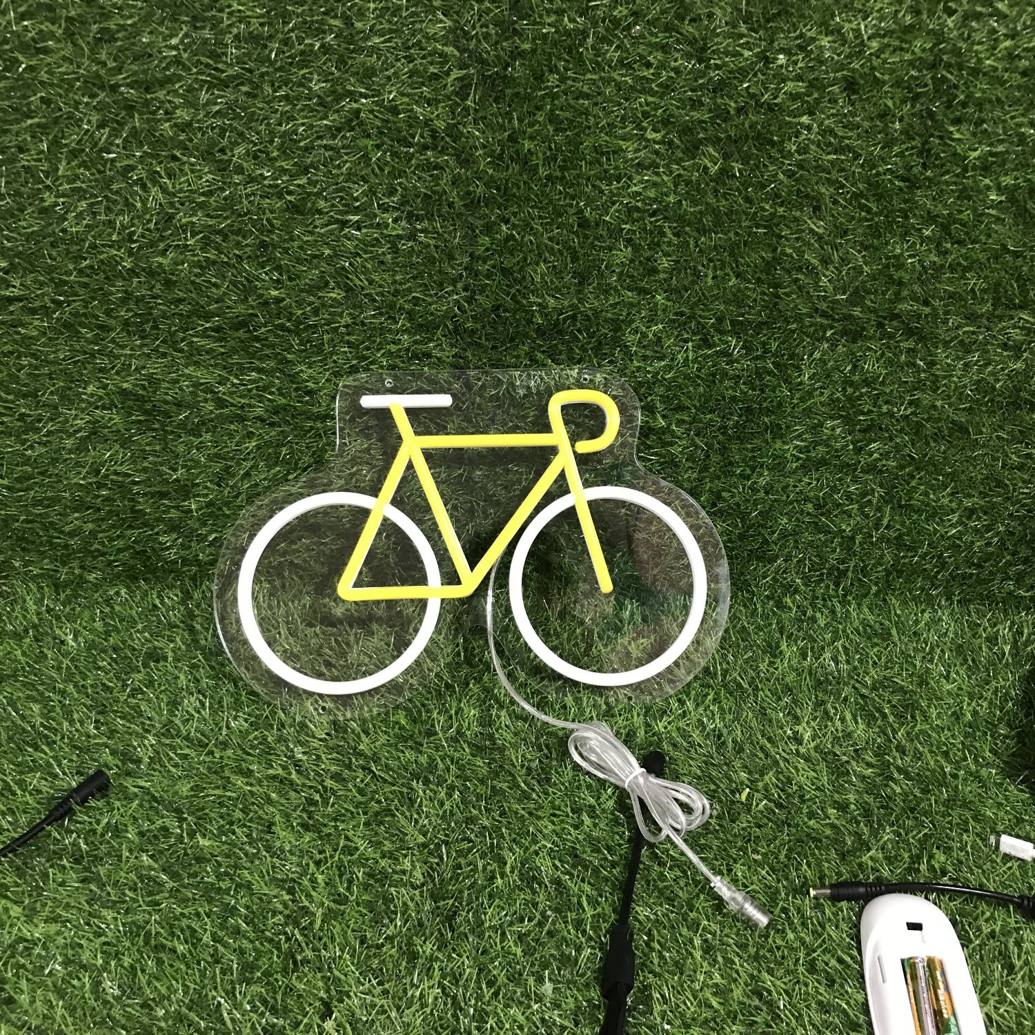 Rev Up Your Space Bike Outline Led Neon Sign | Shineneon