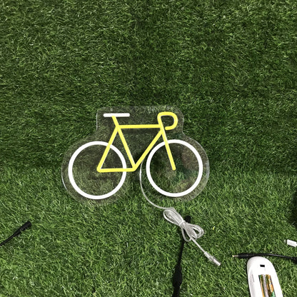 Rev Up Your Space Bike Outline Led Neon Sign | Shineneon