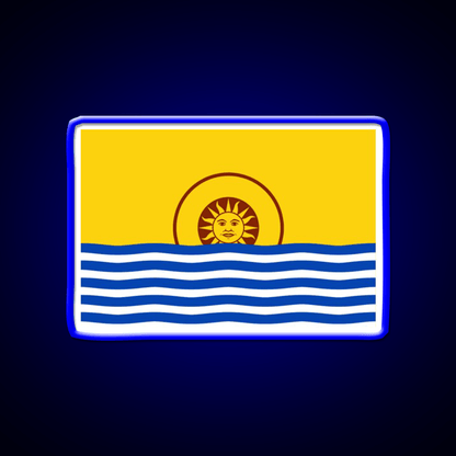 Revacholian Nationhood Flag Party Drink Tequila Led Neon Sign Rgb Color - Shineneon