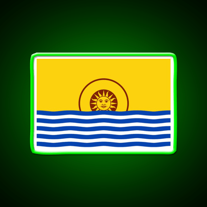 Revacholian Nationhood Flag Party Drink Tequila Led Neon Sign Rgb Color - Shineneon