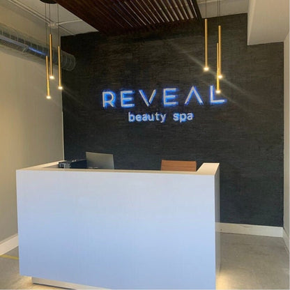 Reveal Beauty Spa 3D Backlit Channel Letters Led Light Sign - Shineneon