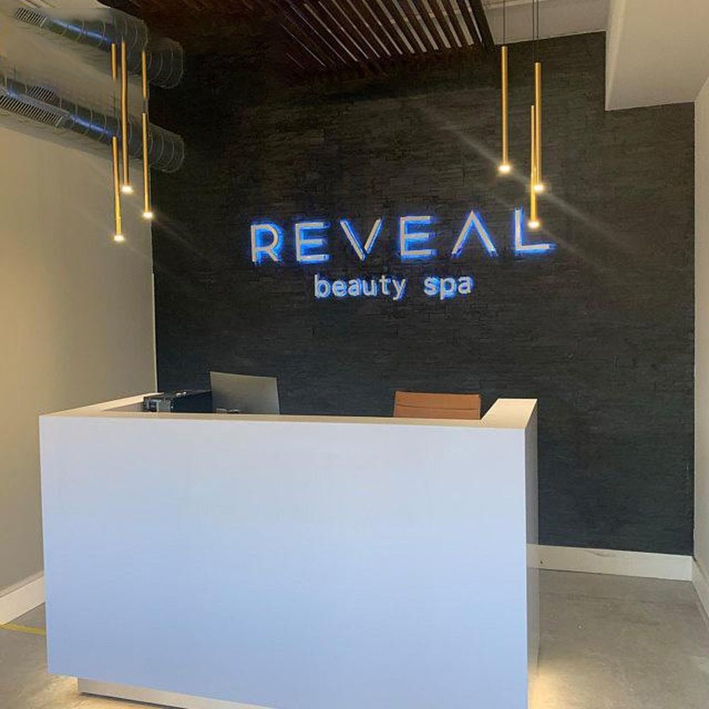 Reveal Beauty Spa 3D Backlit Letters Business Metal Led Sign - Shineneon