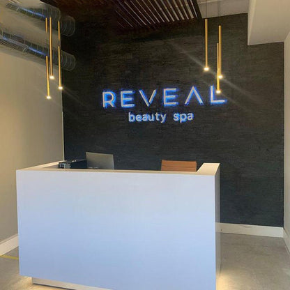 Reveal Beauty Spa 3D Backlit Letters Business Metal Led Sign - Shineneon