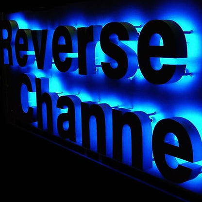 Reverse Channel 3D Backlit Channel Letters Led Light Sign - Shineneon