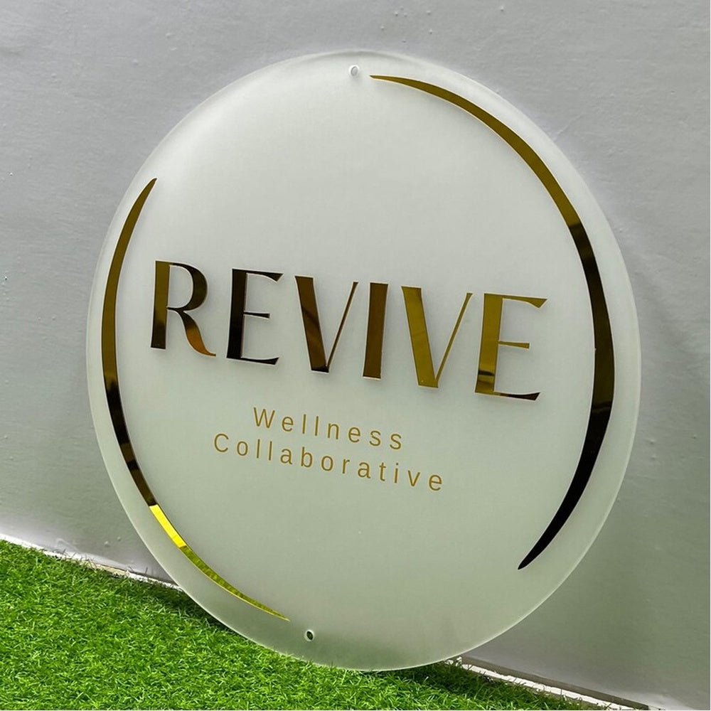 Revive Acrylic Business Logo Sign - Shineneon