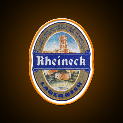 Rheineck Lager Coaster Beer Bar Decor Led Neon Sign Rgb Color - LED neon sign view 6