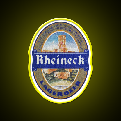 Rheineck Lager Coaster Beer Bar Decor Led Neon Sign Rgb Color - LED neon sign view 7