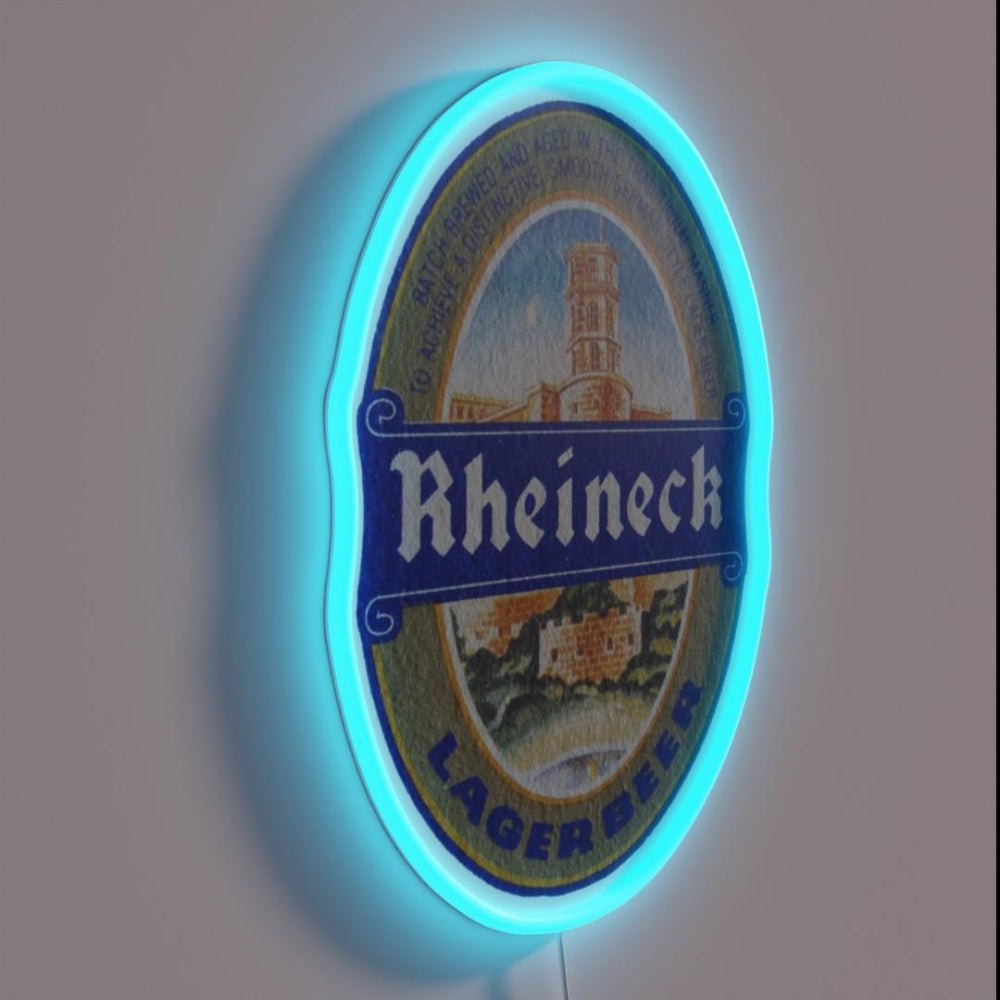 Rheineck Lager Coaster Rgb Led Neon Sign - Shineneon