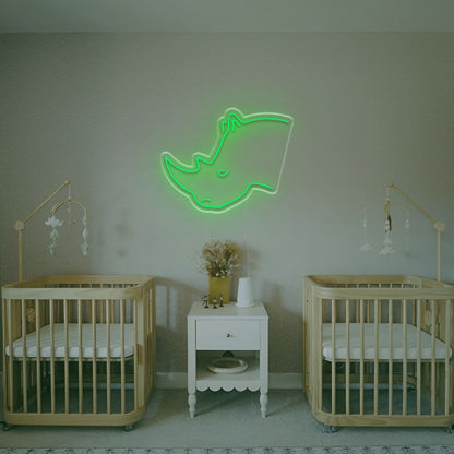 Rhino Head Led Neon Sign For Bars Offices And Modern Home | Shineneon