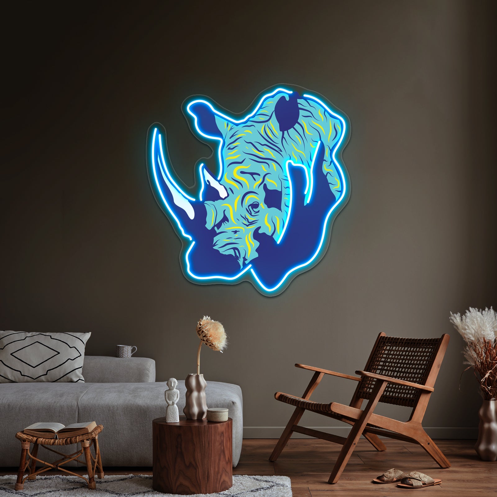 Rhino Wall Artwork Neon Signs Wall Artwork Neon Signs | Shineneon