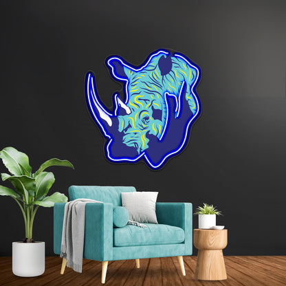 Rhino Wall Artwork Neon Signs Wall Artwork Neon Signs