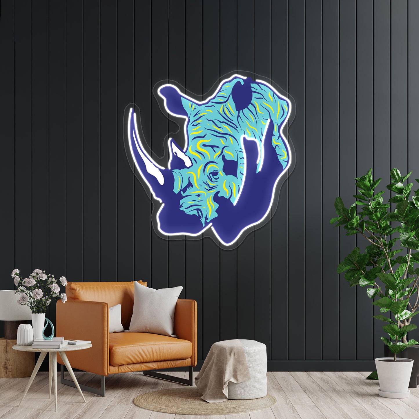 Rhino Wall Artwork Neon Signs Wall Artwork Neon Signs