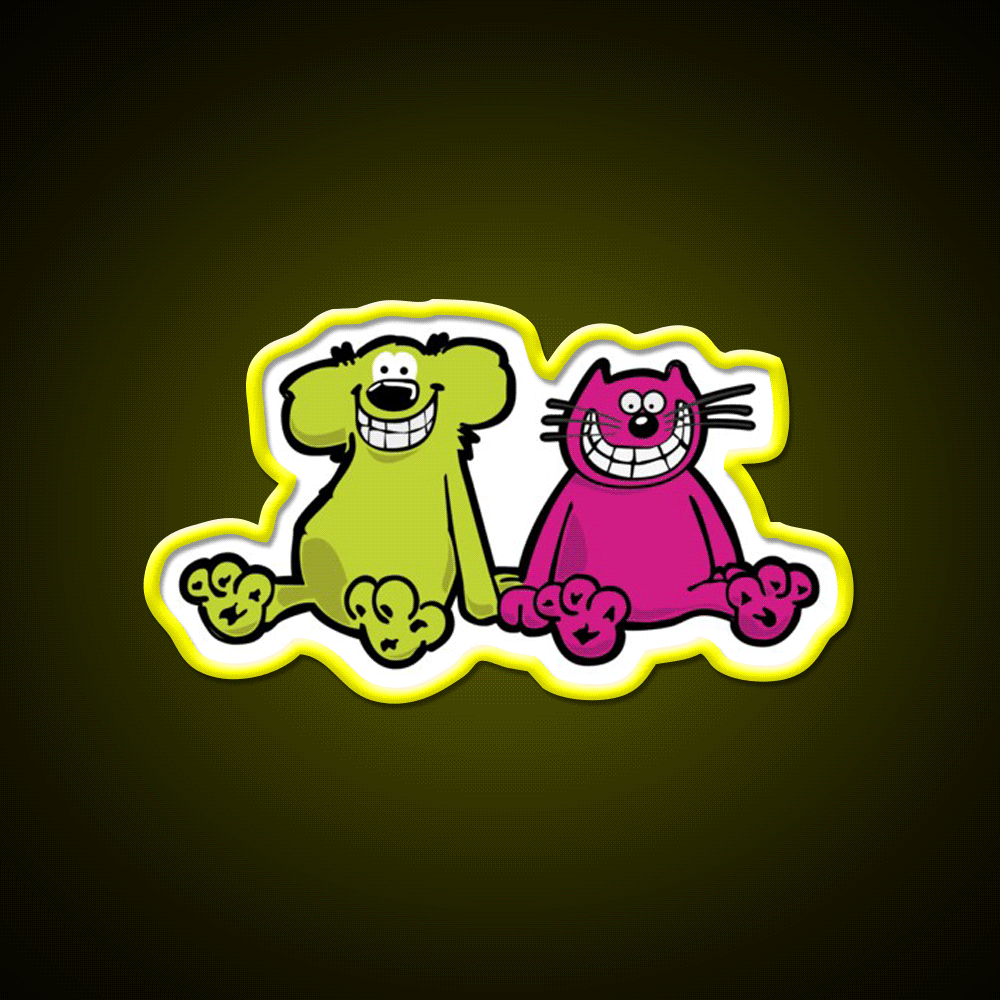 Rhubarb And Custard Fast Food Led Neon Sign For Burger Place Rgb Color