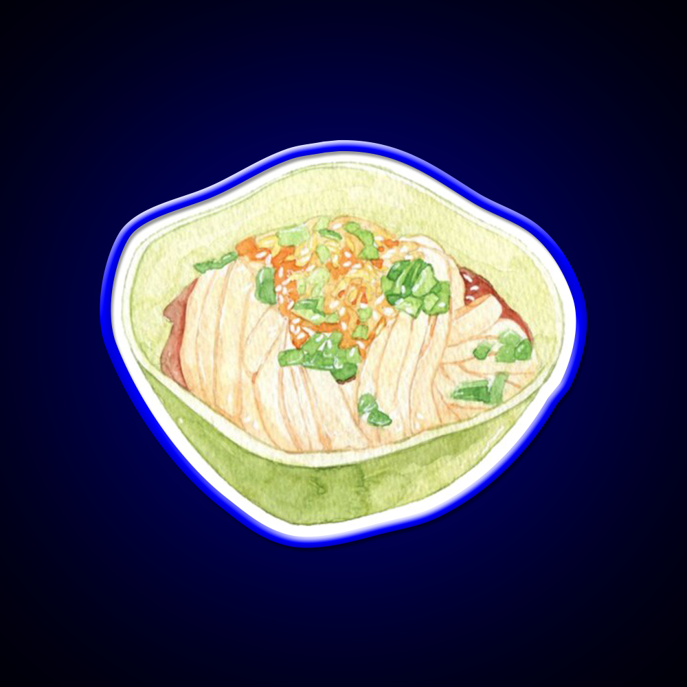 Rice Noodles Led Neon Sign Chinese Food Rgb Color