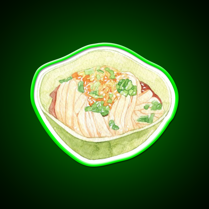 Rice Noodles Led Neon Sign Chinese Food Rgb Color