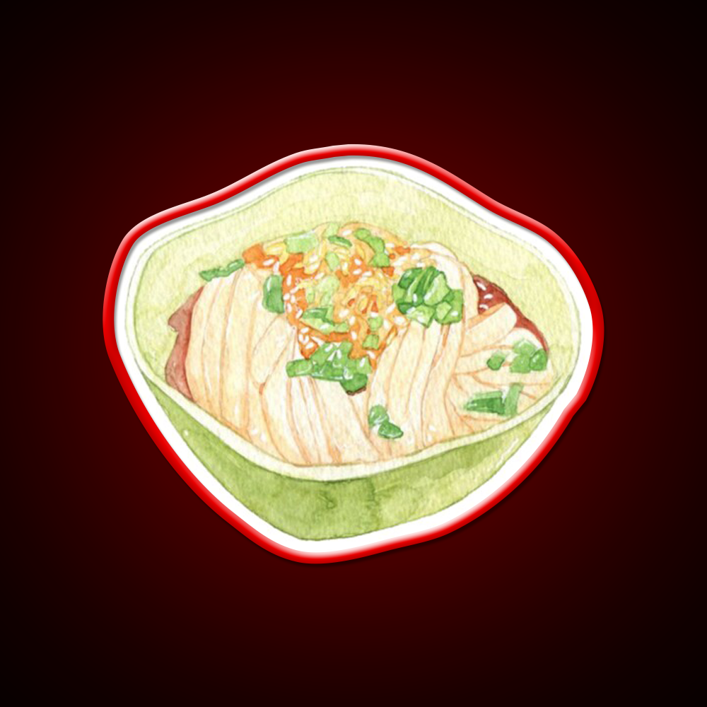 Rice Noodles Led Neon Sign Chinese Food Rgb Color