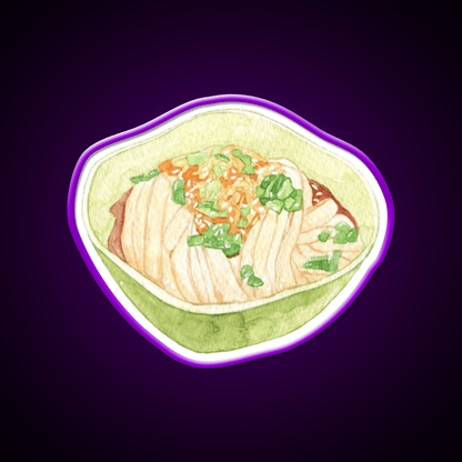 Rice Noodles Led Neon Sign Chinese Food Rgb Color - Shineneon