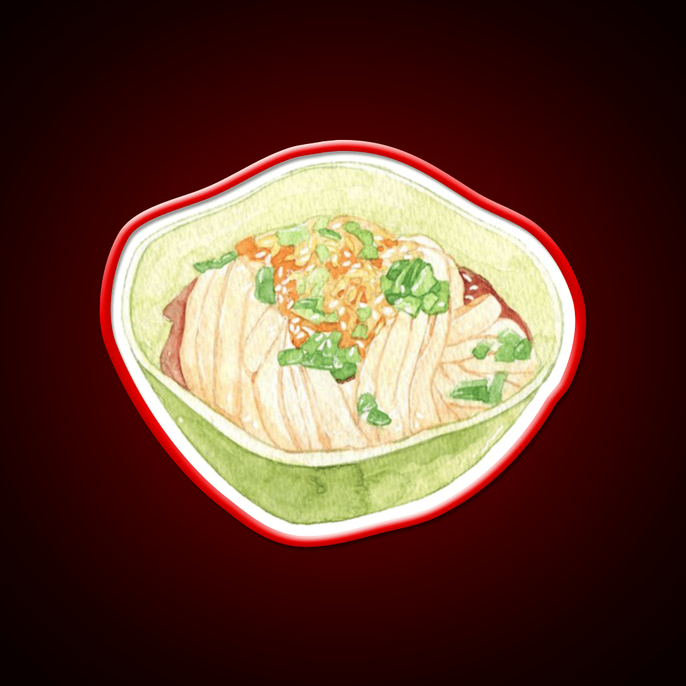 Rice Noodles Led Neon Sign Chinese Food Rgb Color - Shineneon