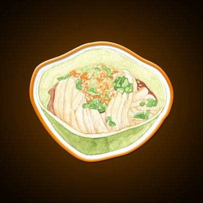 Rice Noodles Led Neon Sign Chinese Food Rgb Color - Shineneon