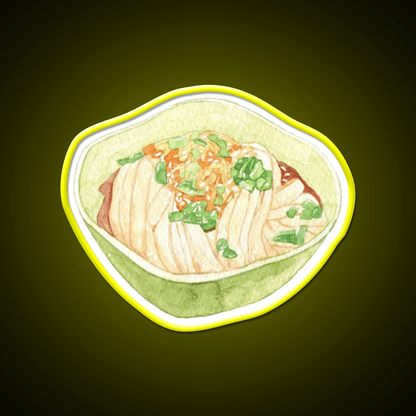 Rice Noodles Led Neon Sign Chinese Food Rgb Color - Shineneon