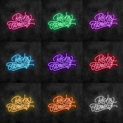 Rich And Famous Led Neon Sign | Shineneon