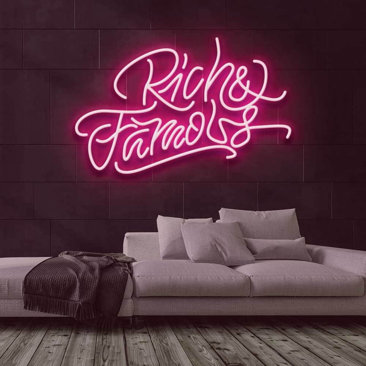Rich And Famous Led Neon Sign | Shineneon