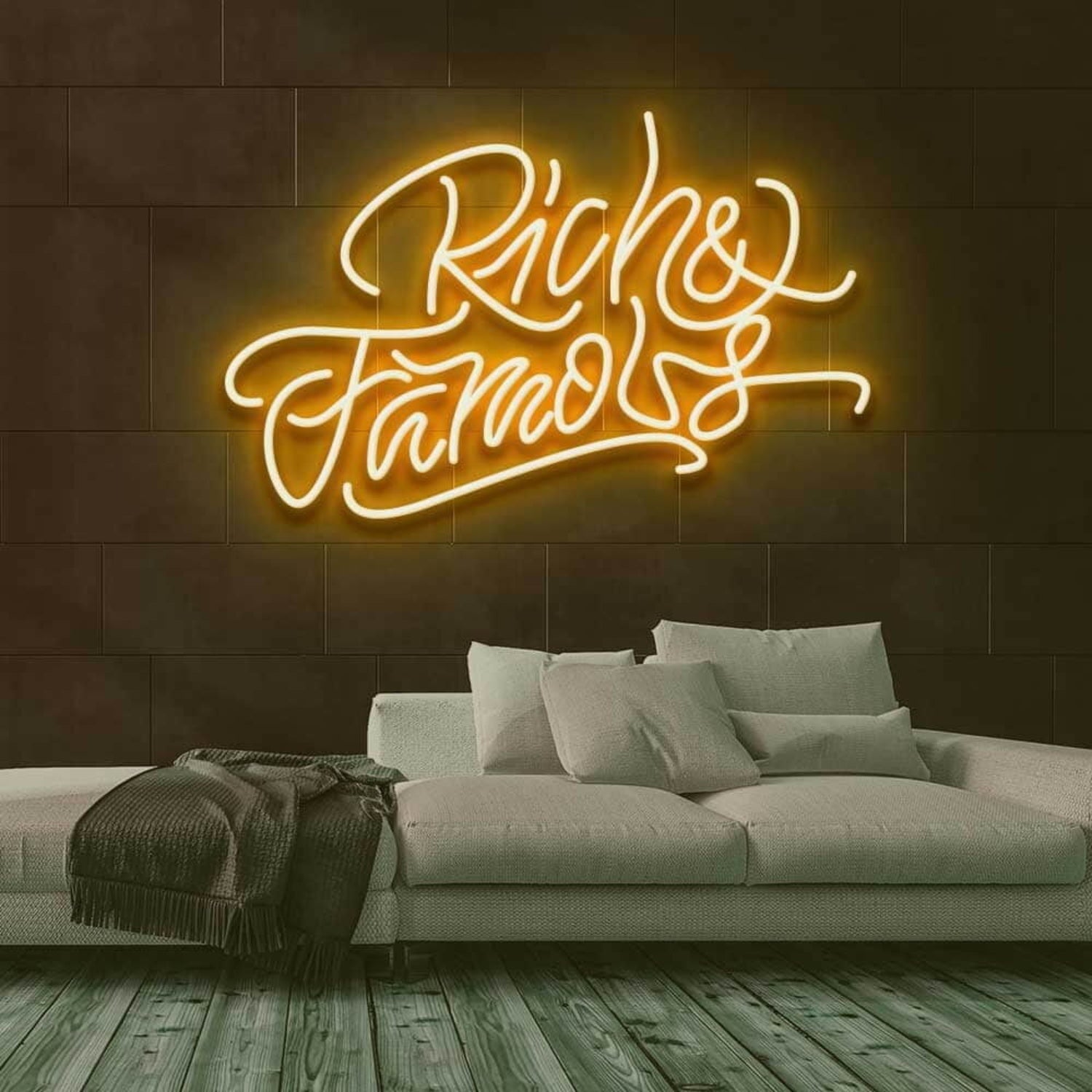 Rich And Famous Led Neon Sign | Shineneon