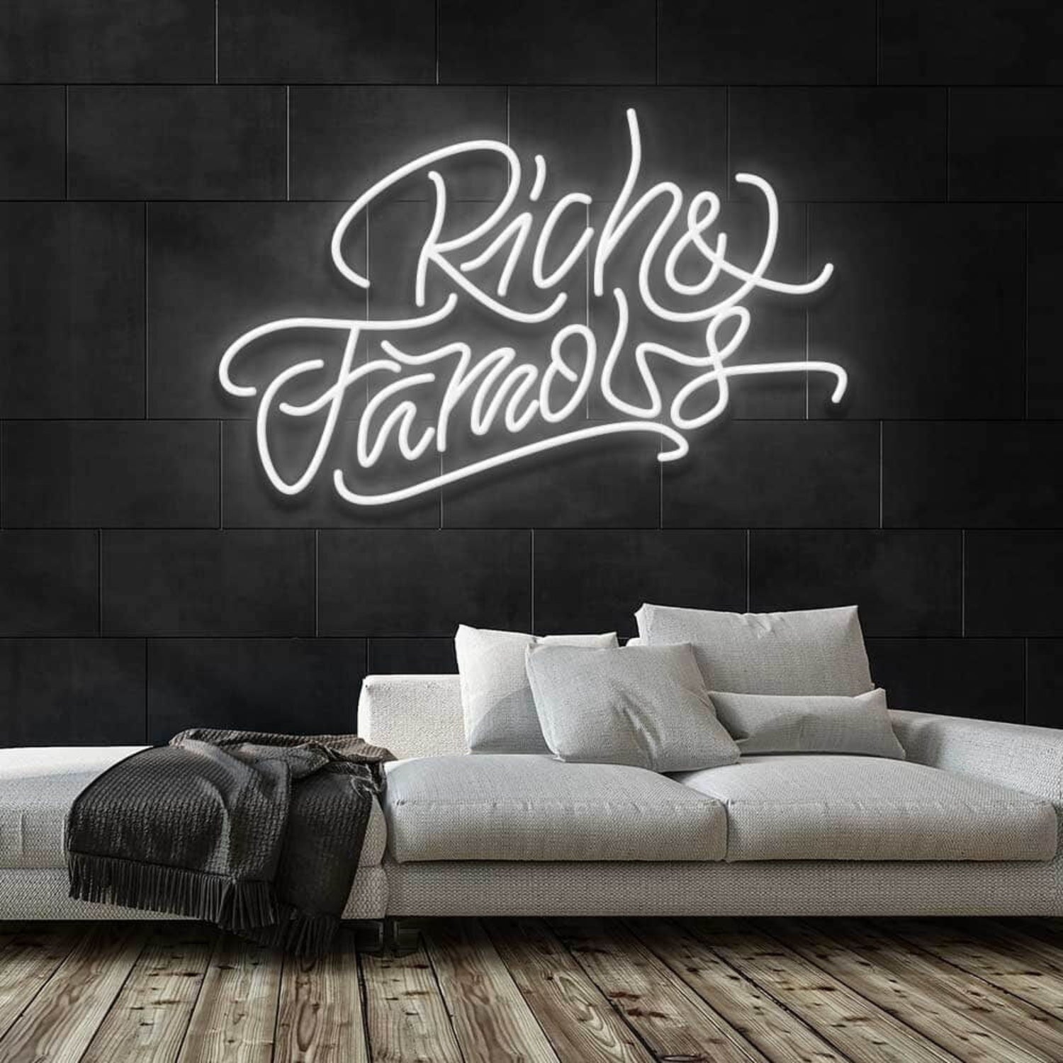 Rich And Famous Led Neon Sign | Shineneon