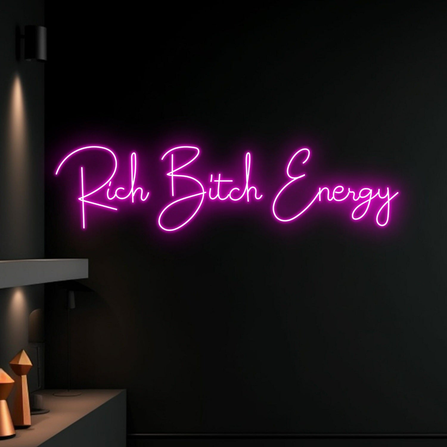 Rich Bitch Energy Led Neon Sign Neon Led Sign | Shineneon