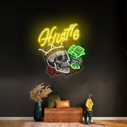 Rich Skull Led Neon Sign Light Custom Led Signs - Shineneon
