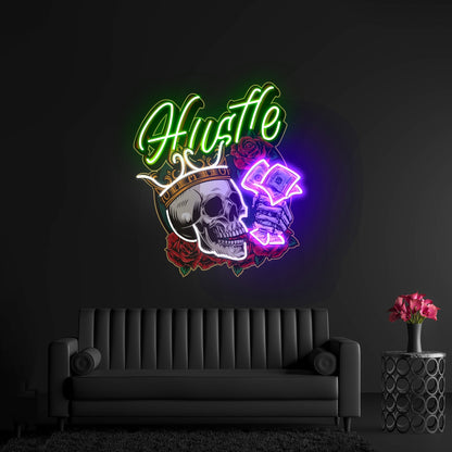 Rich Skull Led Neon Sign Light Custom Led Signs - Shineneon