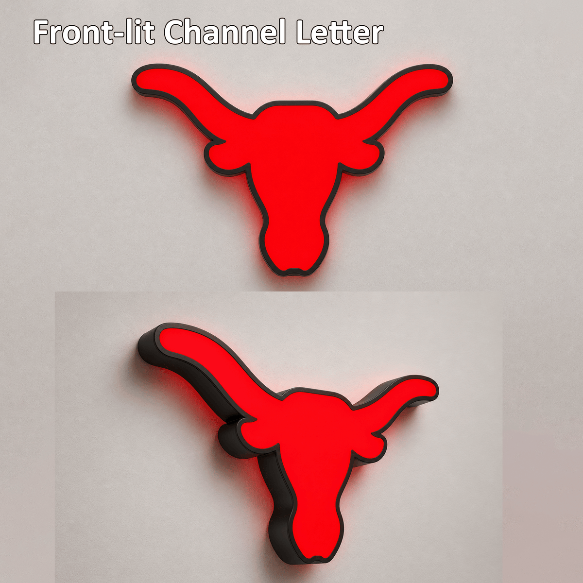 Richard's Custom Front-lit Channel Letter - Shineneon