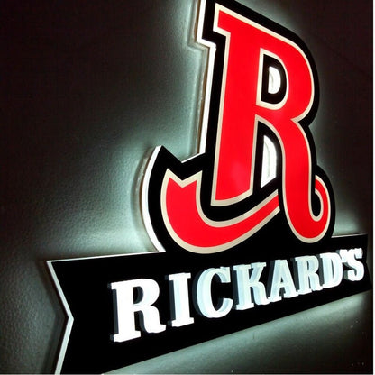 Rickards 3D Frontlit And Backlit Channel Letter Led Light Sign - Shineneon