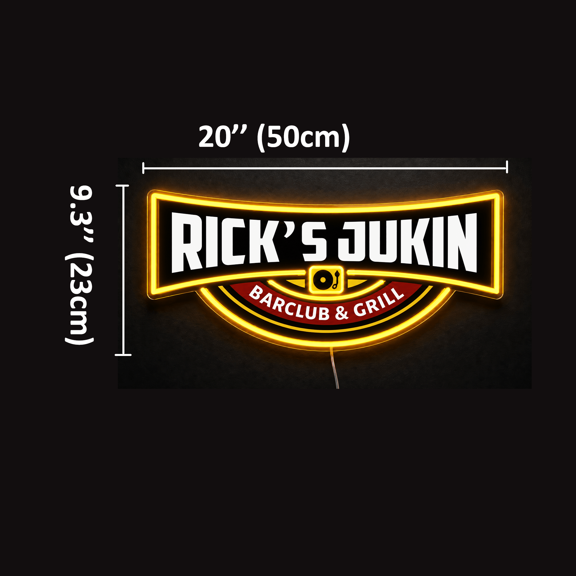 RICK'S JUKIN Custom LED Neon Sign - Shineneon