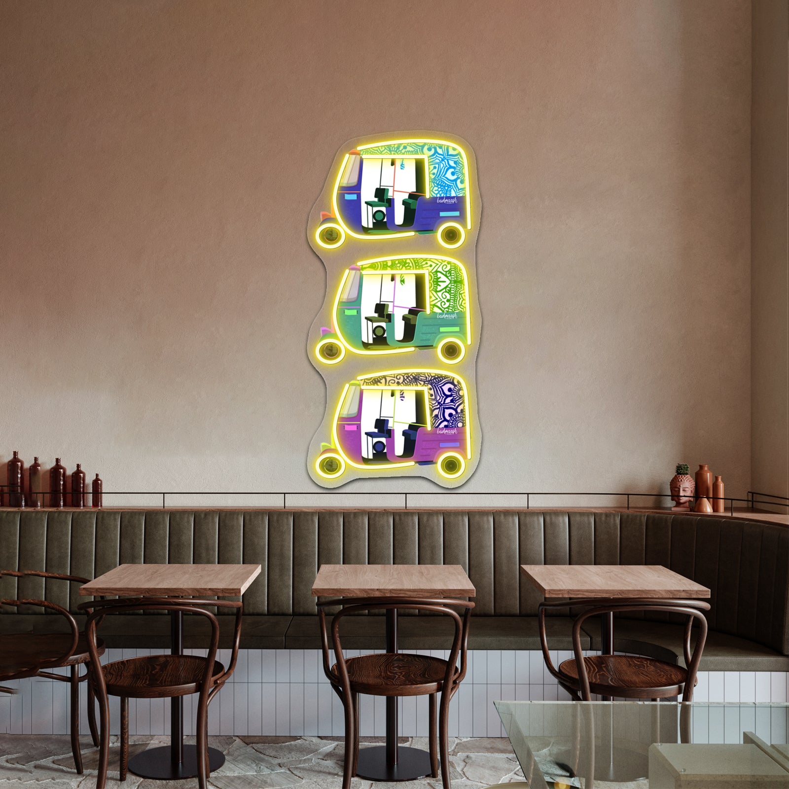 Rickshaw X Suhenna Creations Artwork Led Neon Signs | Shineneon