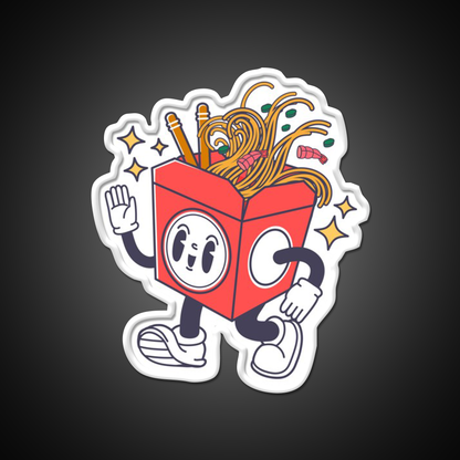 Ricky The Ramen Box Led Neon Sign Chinese Food Rgb Color