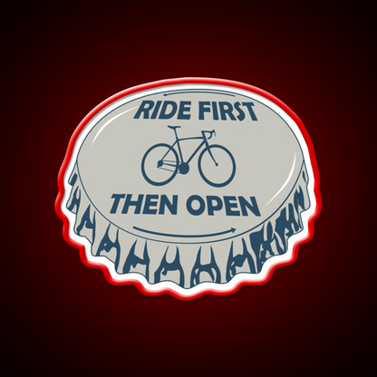 Ride First Then Open Beer Bar Decor Led Neon Sign Rgb Color - LED neon sign view 10