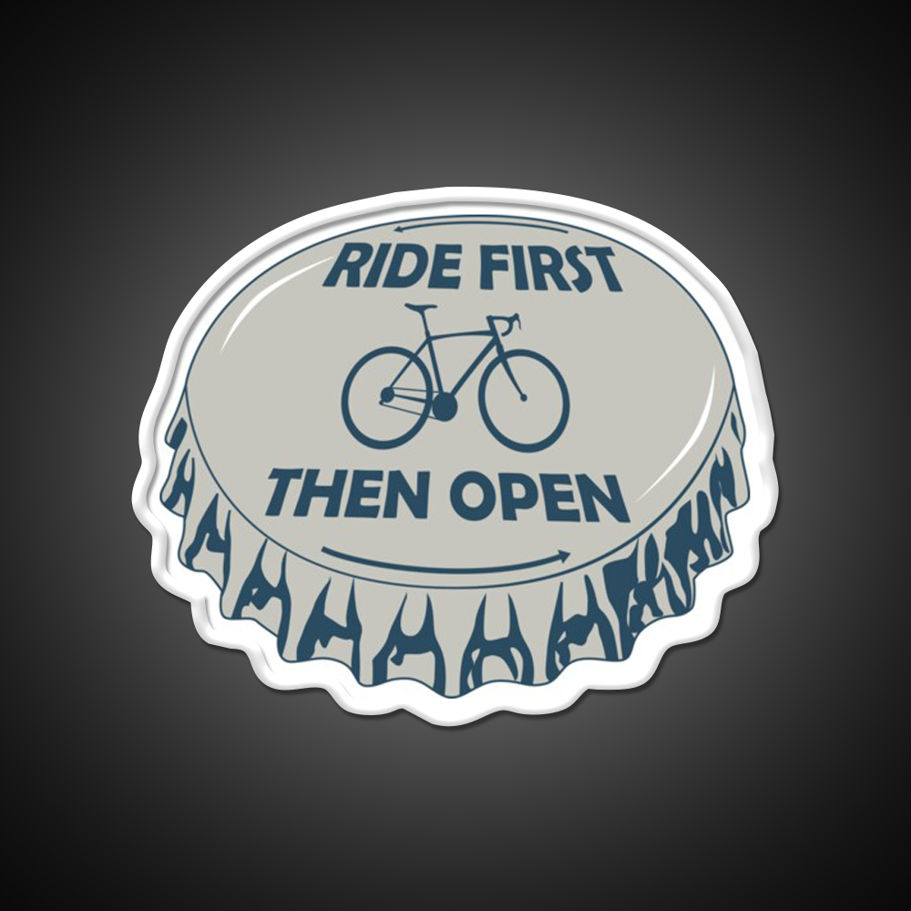 Ride First Then Open Beer Bar Decor Led Neon Sign Rgb Color - LED neon sign view 11