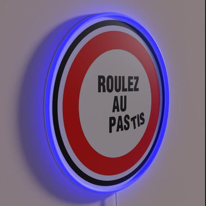 Ride To Pastis Rgb Led Neon Sign - Shineneon