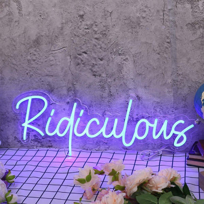 Ridiculous Blue Led Neon Sign - Shineneon