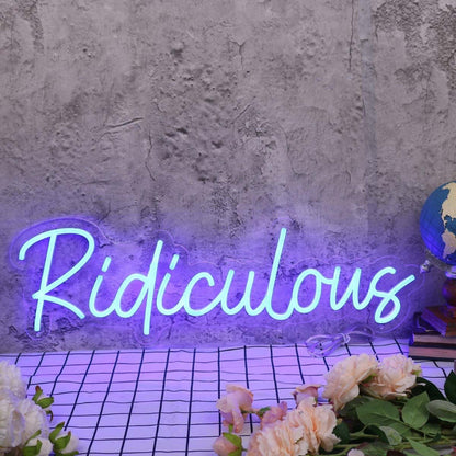 Ridiculous Blue Led Neon Sign - Shineneon