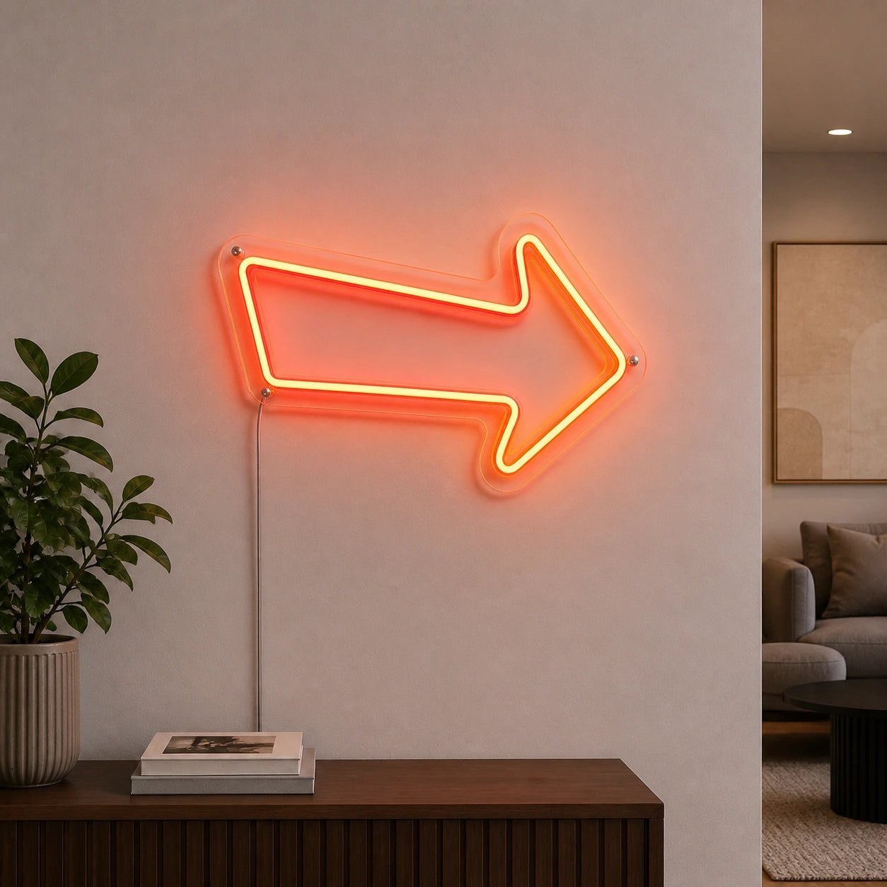 Right Arrow Vintage LED Neon Sign - Shineneon