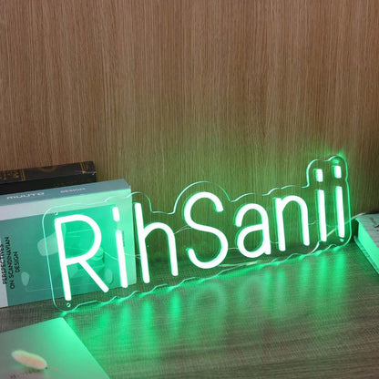Rihsanii Green Led Neon Sign - Shineneon